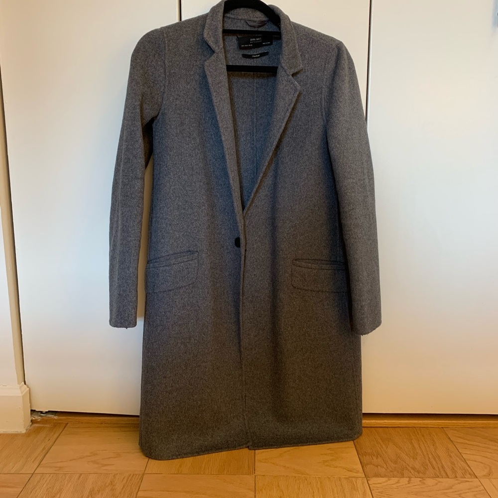 Zara boyfriend fit wool coat